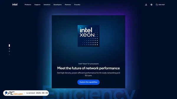 intel.com screenshot