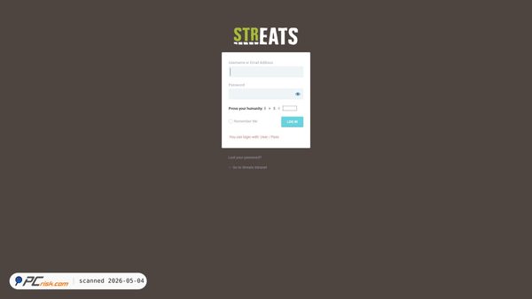 internal.streatskitchens.com screenshot
