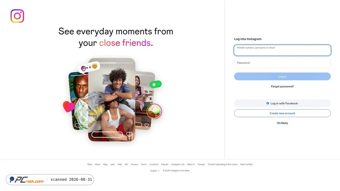 Screenshot van intgram.com