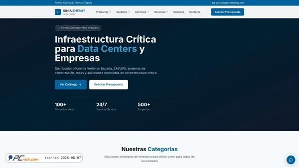 ioniaenergy.com screenshot