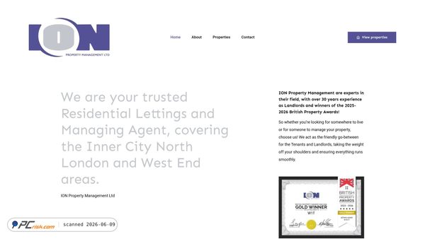 ionpropertymanagement.co.uk screenshot