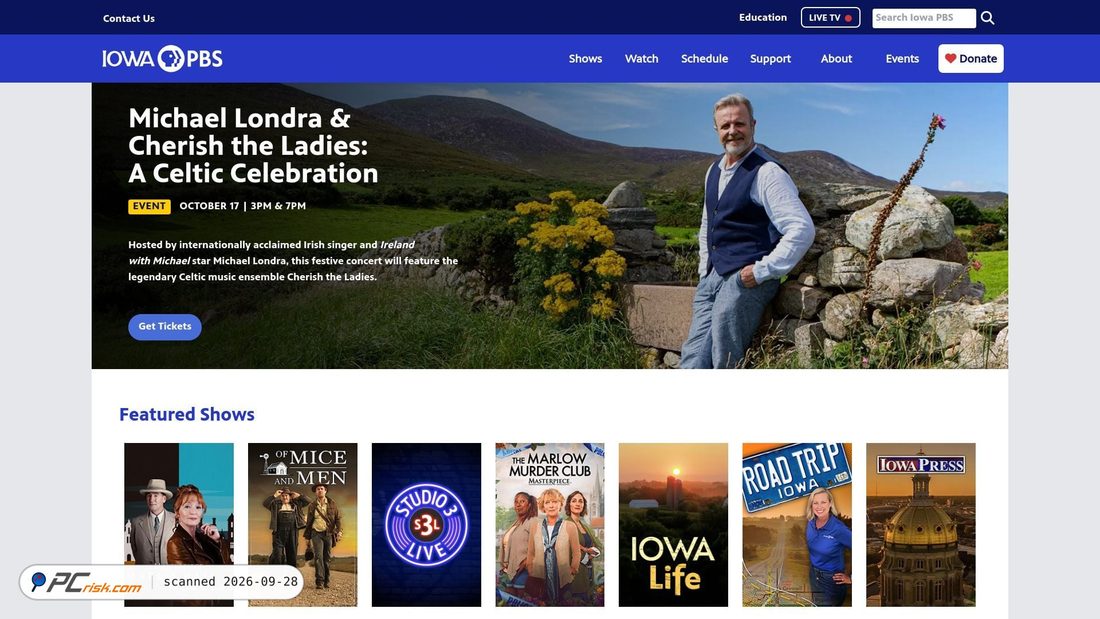 Screenshot of iowapbs.org