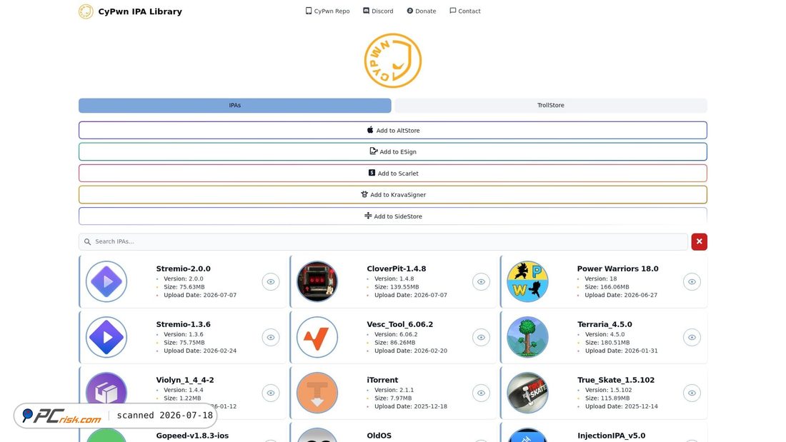 Screenshot of ipa.cypwn.xyz