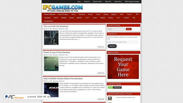 ipcgames.com screenshot