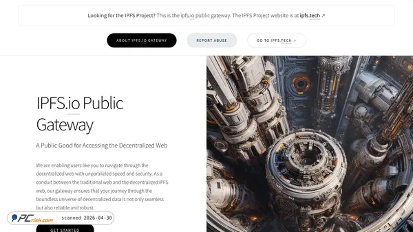 ipfs.io screenshot
