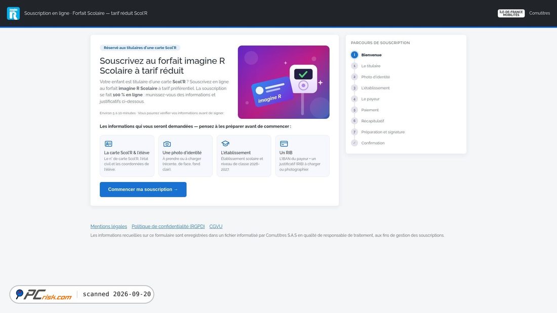 Screenshot of ir-scolr.tessi.fr