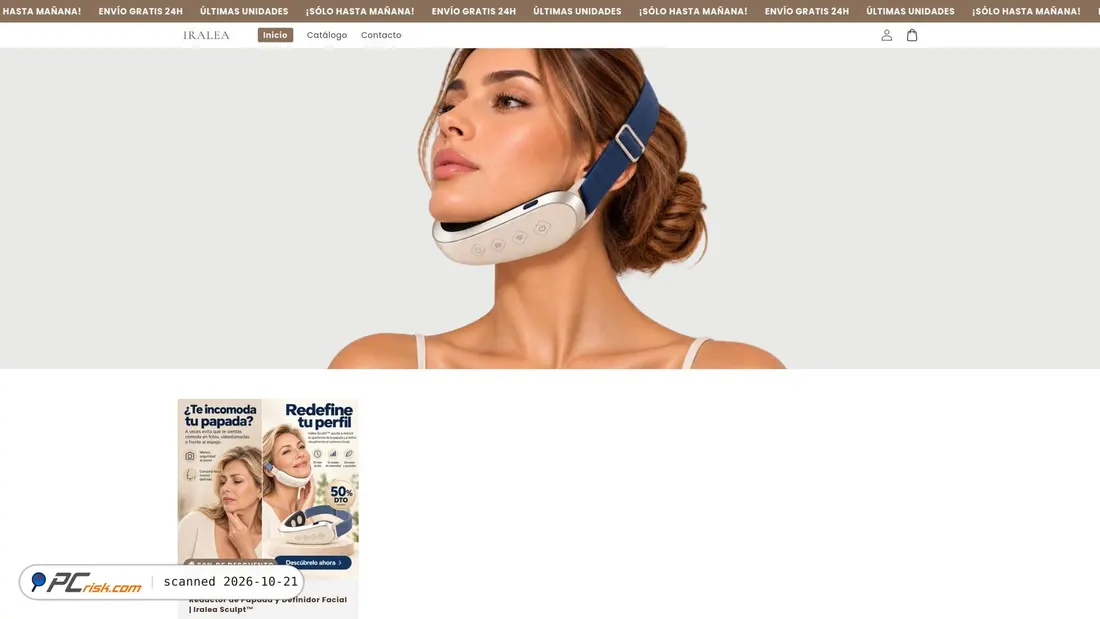 Screenshot von iralea.com