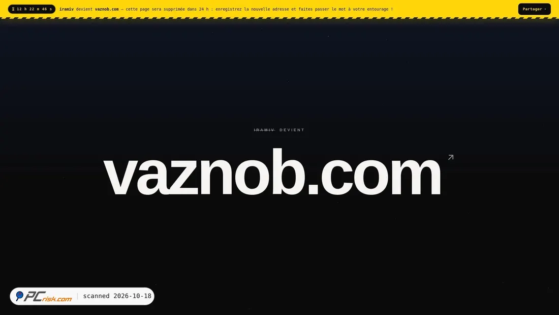Captura de ecrã de iramiv.com