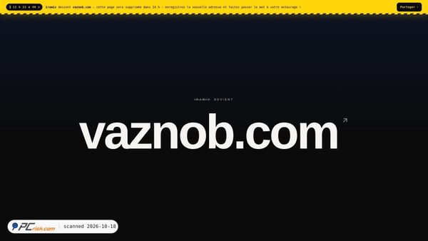 Captura de ecrã de iramiv.com