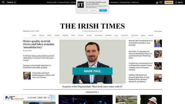 irishtimes.com screenshot