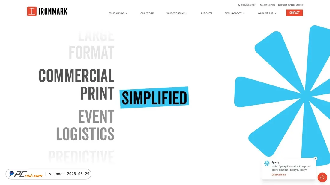 Screenshot of ironmarkusa.com