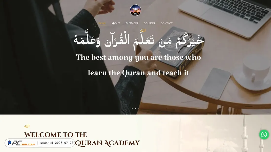 Screenshot of irqa.irmedia.org