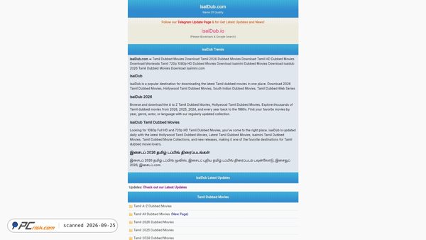 isaiidub.com screenshot