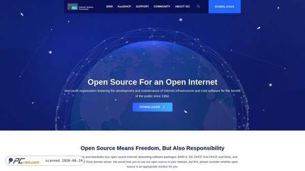 isc.org screenshot