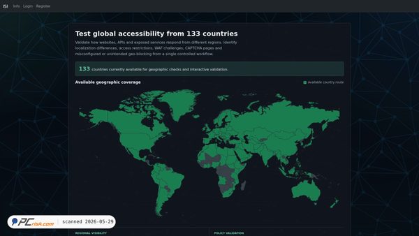 isiwebapp.com screenshot