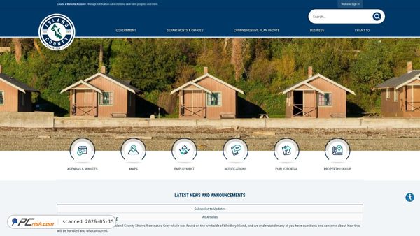 islandcountywa.gov screenshot