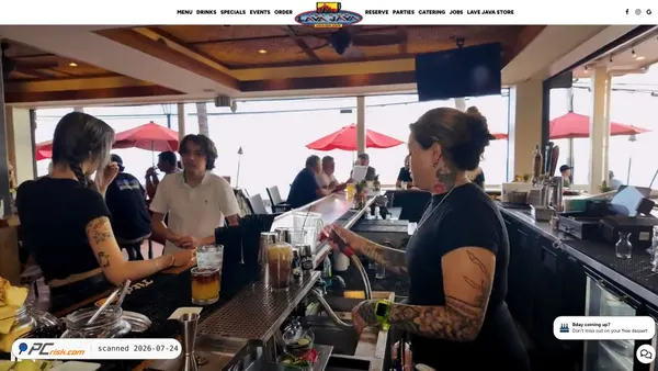 islandlavajava.com screenshot