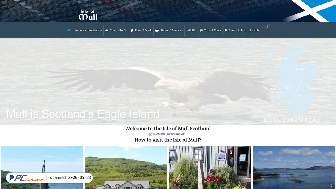 Screenshot of isle-of-mull.net