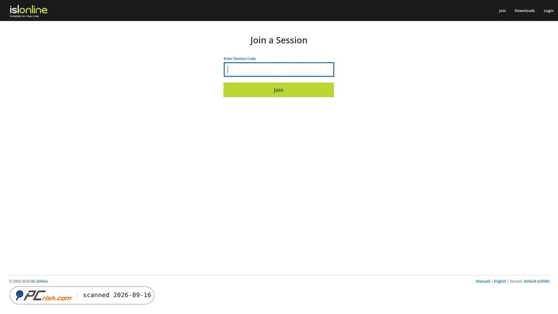 Screenshot of islonline.net