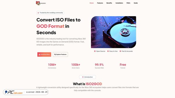 Captura de iso2god.org