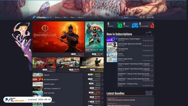 Captura de isthereanydeal.com