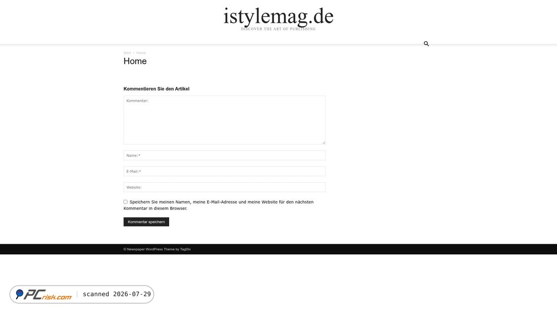 Screenshot of istylemag.de