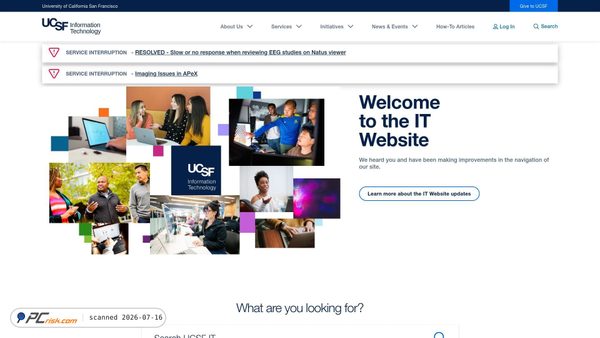 it.ucsf.edu screenshot