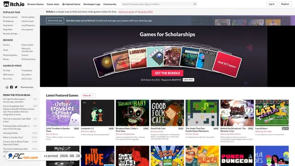itch.io screenshot