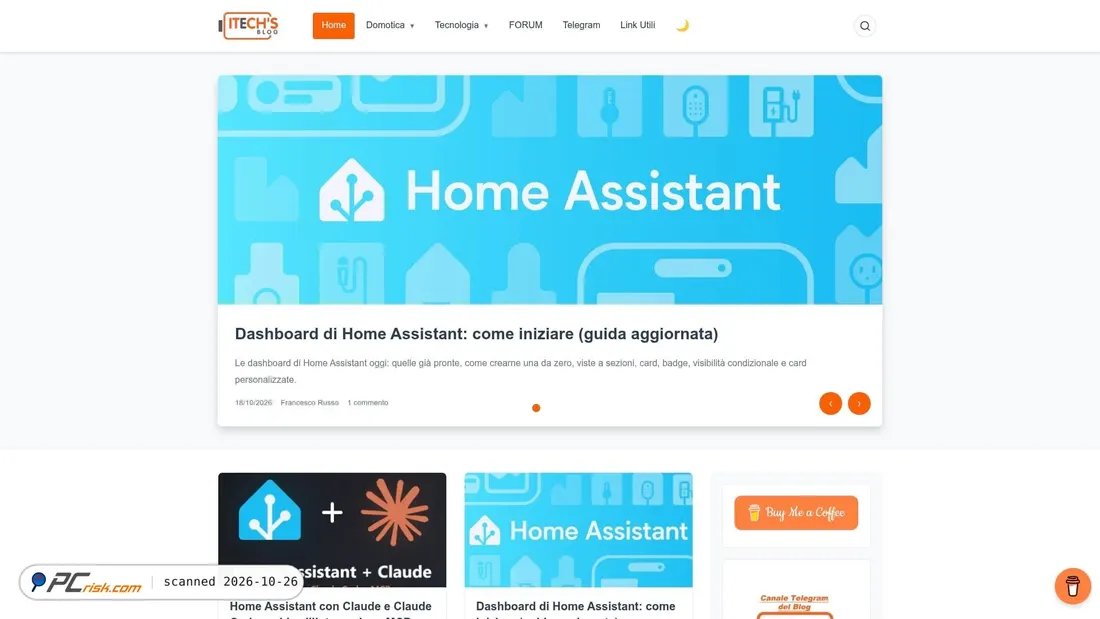 Screenshot of itchsblog.it