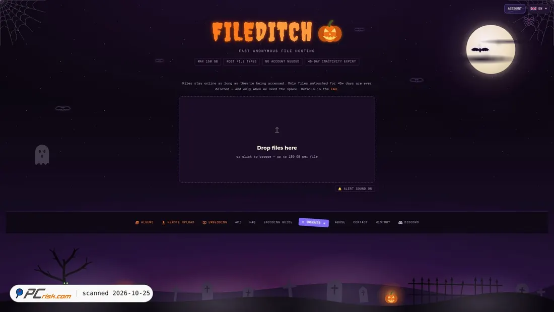 Captura de ecrã de itsfileditchfiles.st