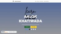 itsmeaalok.xyz screenshot