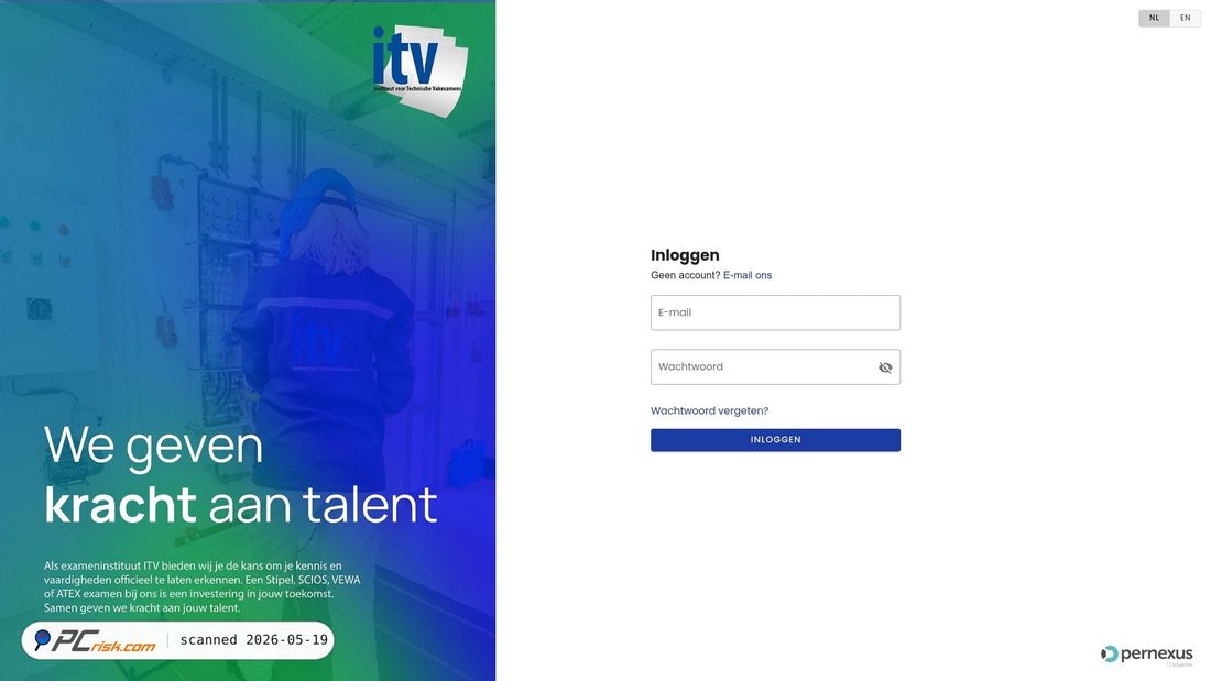 Screenshot of itvexamens.perscriptum.org