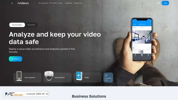ivideon.com screenshot