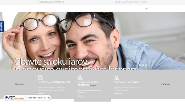 izakvisioncenter.sk screenshot