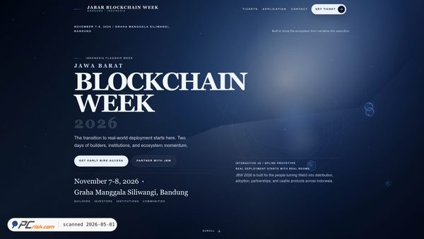 jabar-blockchain-week-2026.pages.dev screenshot