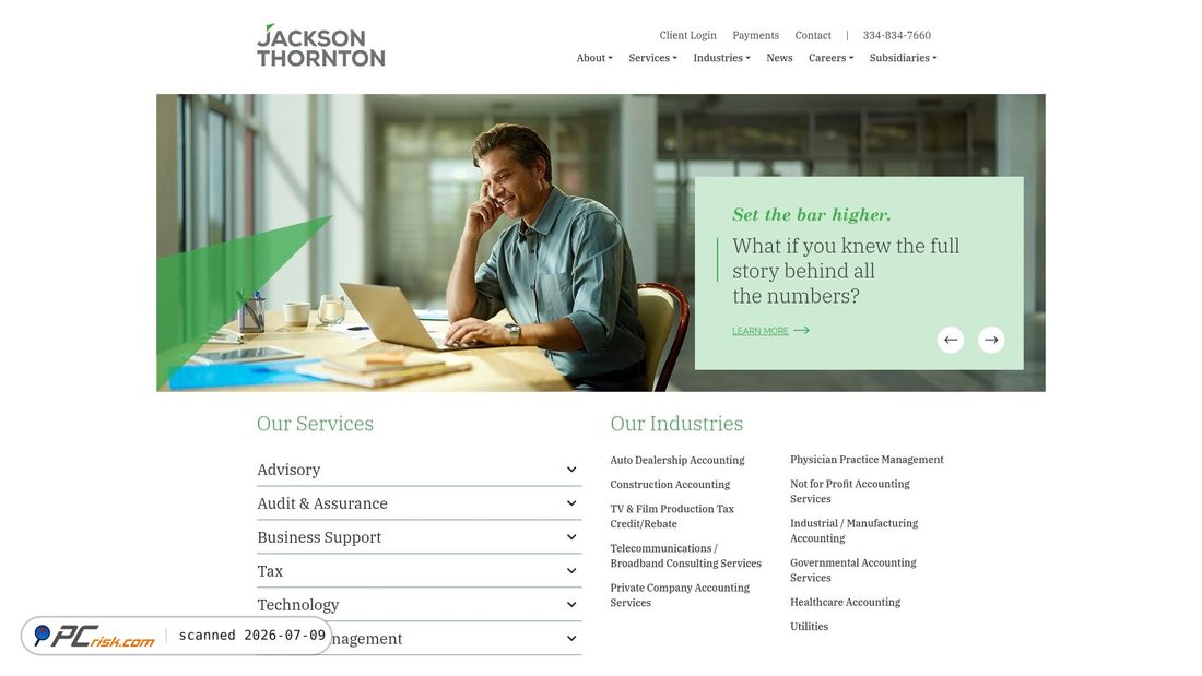 Screenshot of jacksonthornton.com