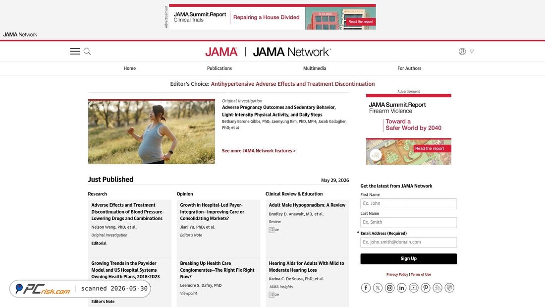 Screenshot of jamanetwork.com