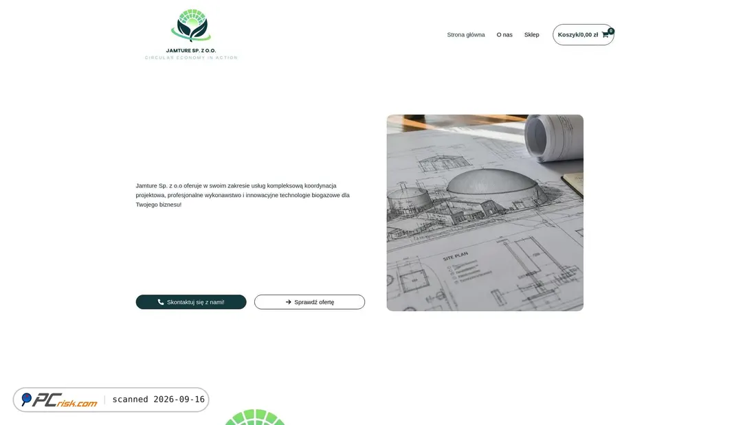 Screenshot of jamture.pl