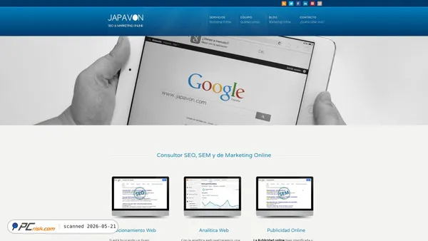 japavon.com screenshot
