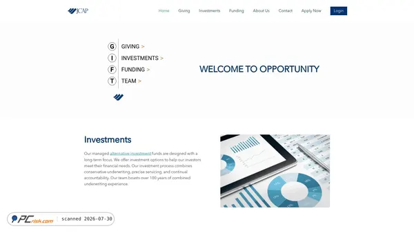 jcap.net screenshot