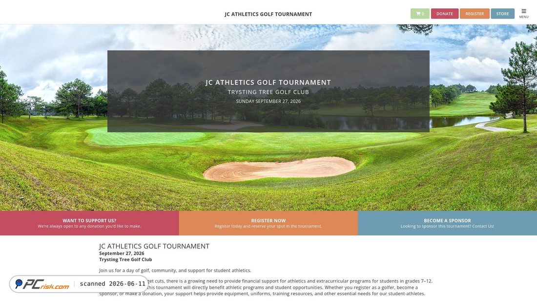 Captura de pantalla de jcathleticsgolftournament.com