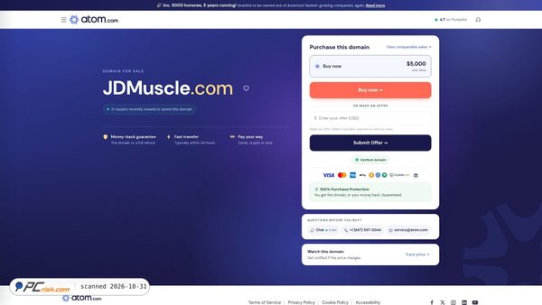 jdmuscle.com Screenshot