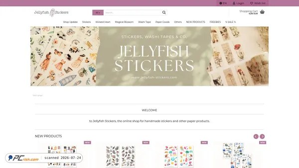 jellyfish-stickers.com screenshot