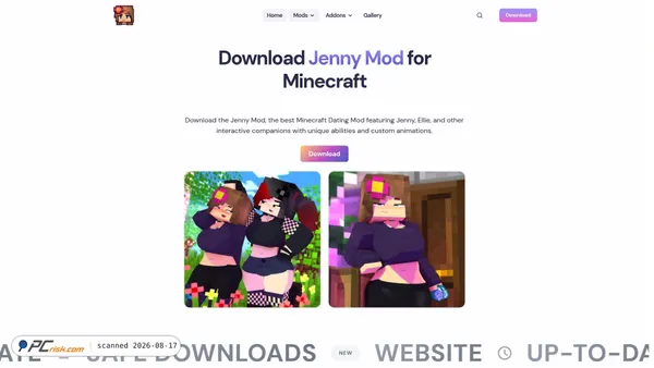 jennymods.co screenshot