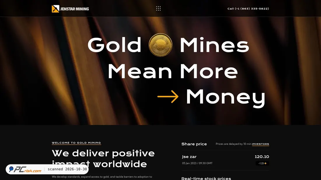 Screenshot van jenstarsmining.unva.us