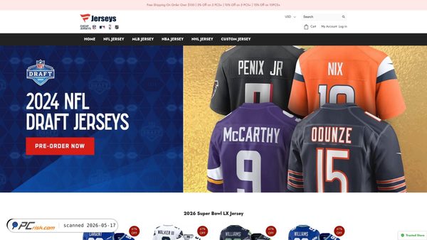 jerseycheapsale.shop screenshot