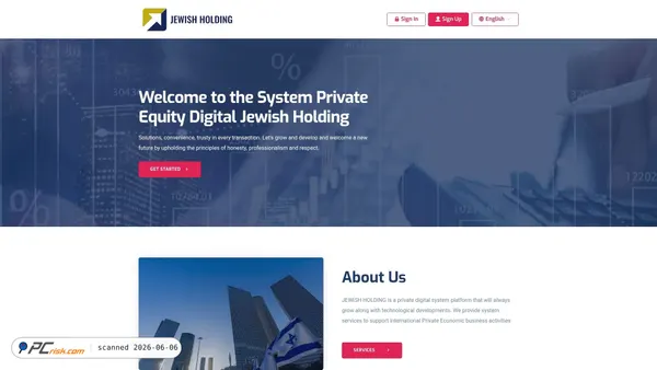 jewishholding.com.sriwijayacapital.com screenshot