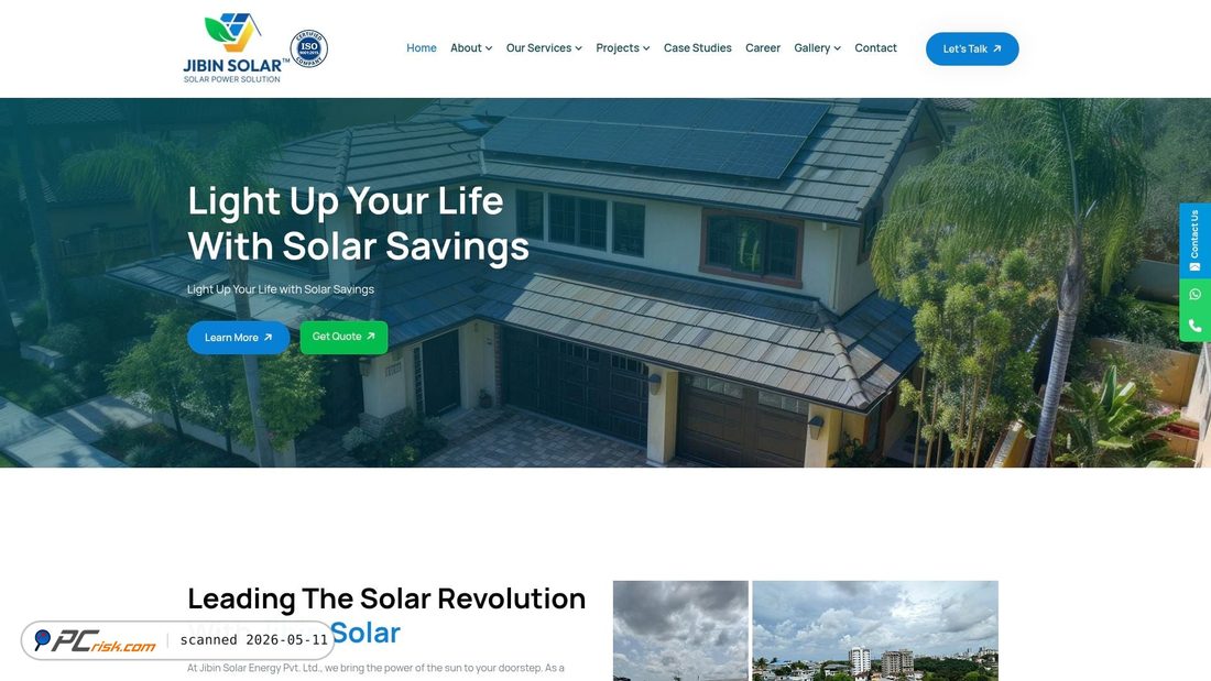 Screenshot di jibinsolar.com