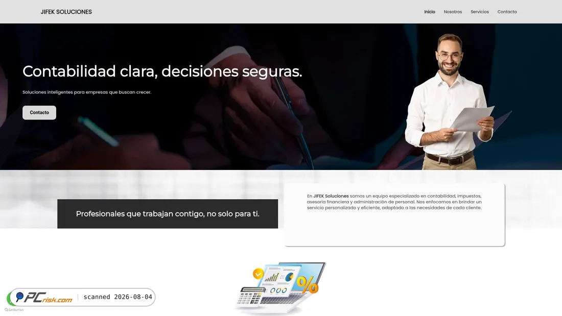 Screenshot of jifeksoluciones.com.mx