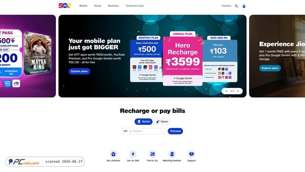 jio.com screenshot